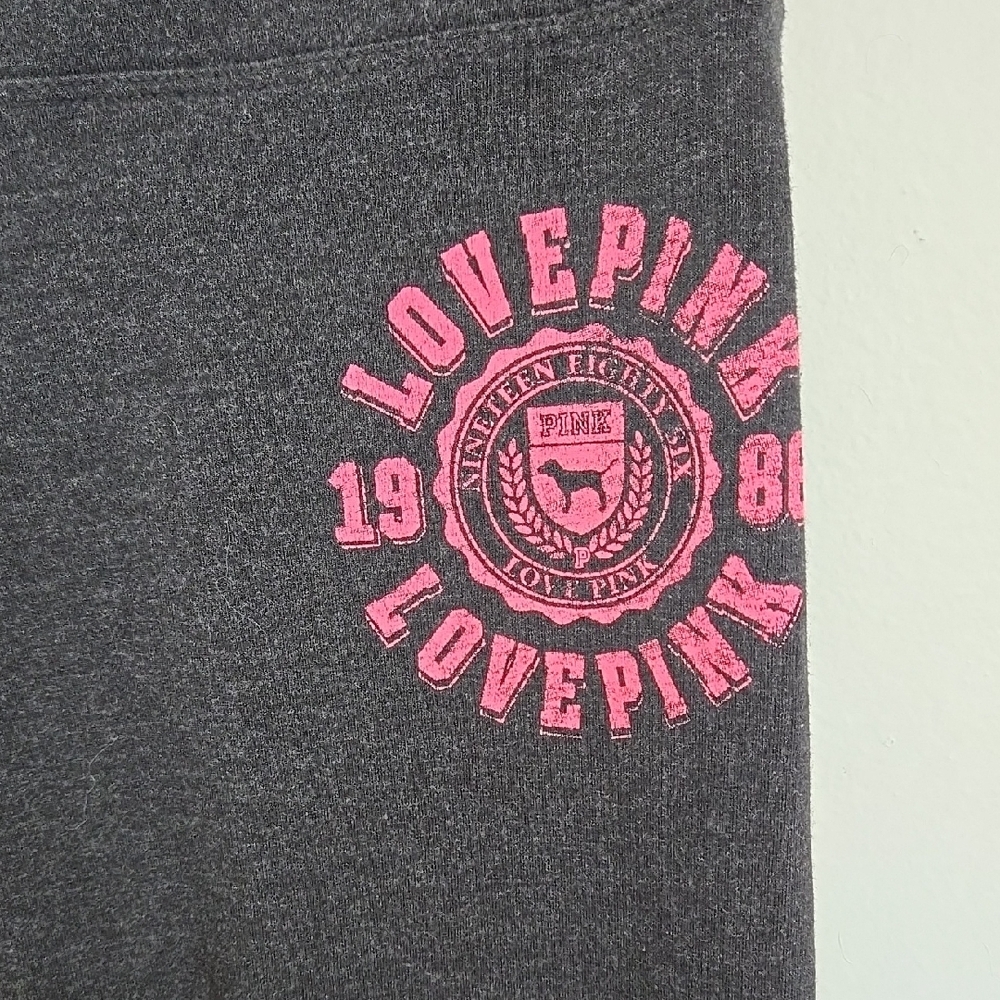 1986 Pink Victoria's Secret Cotton High Waist Full Length Leg Size L - Picture 2 of 11